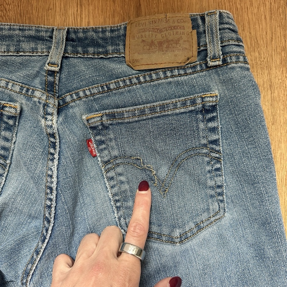 Vintage Y2K Levi's Superlow Stretch Bootcut Jeans Size 5 - Picture 8 of 9